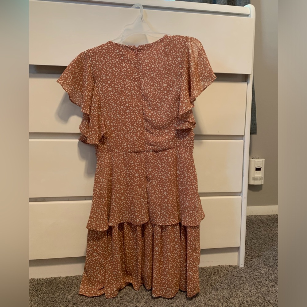 She + Sky Ruffle Dress - Picture 4 of 4